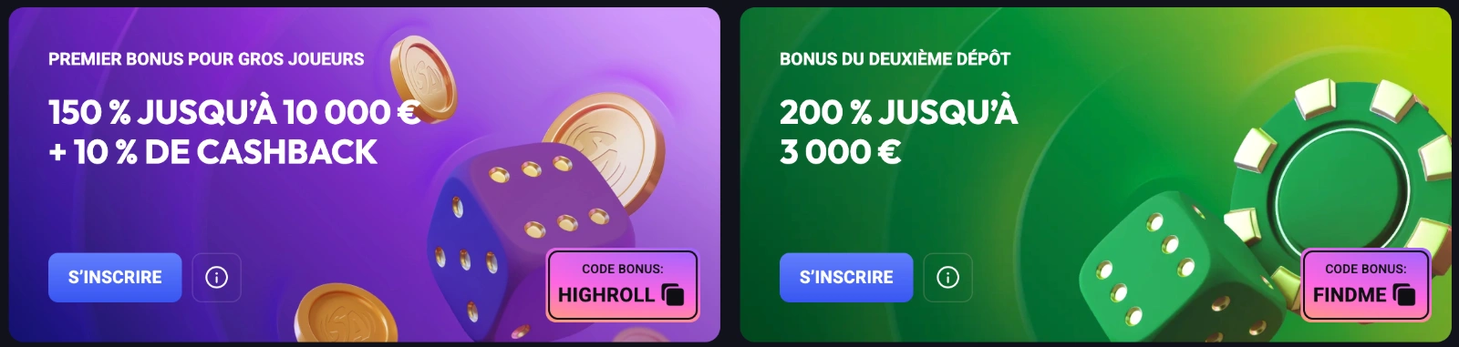 Offre de bonus sur le casino spinaura — 150%, 10 000 €